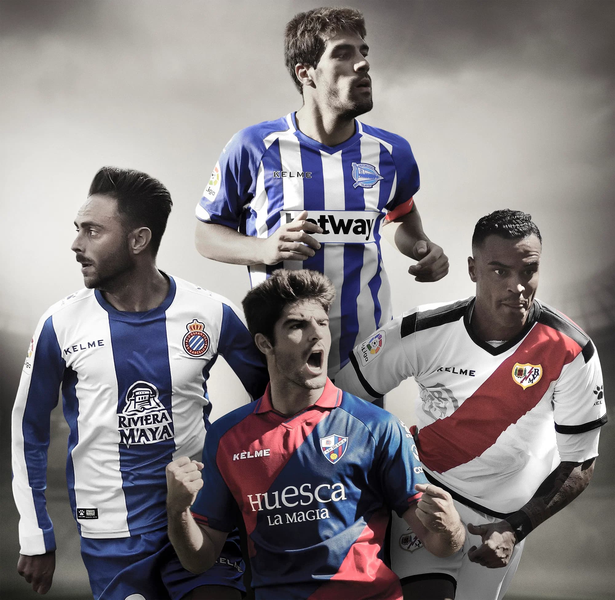 Kelme kit, worn by club teams across La Liga